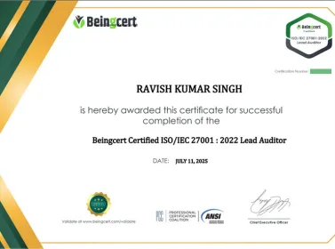 BeingCert Certificate 2